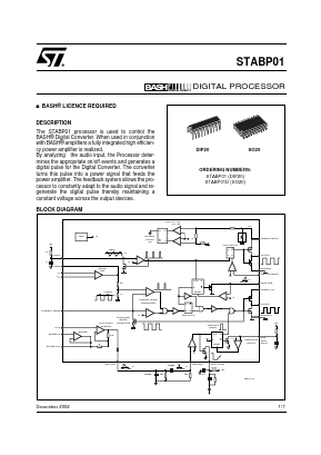 STABP01 Datasheet PDF STMicroelectronics