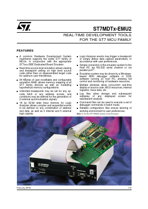 ST7MDT1-DBE Datasheet PDF STMicroelectronics