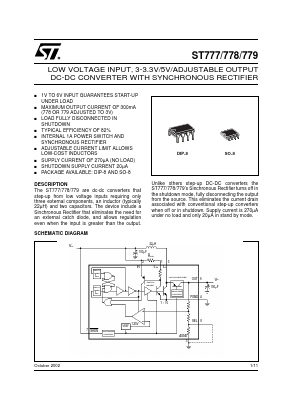 ST778 Datasheet PDF STMicroelectronics