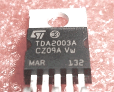 TDA2003AV Datasheet PDF STMicroelectronics