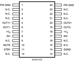 TDA7266P13TR Datasheet PDF STMicroelectronics