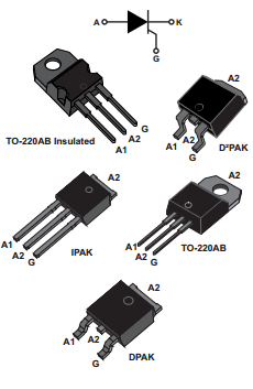 TS1220-X00T Datasheet PDF STMicroelectronics