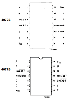 HCC4070B Datasheet PDF STMicroelectronics