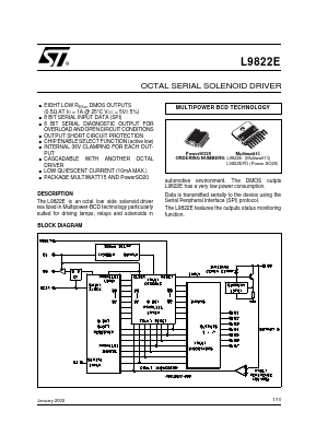 L9822EPD Datasheet PDF STMicroelectronics