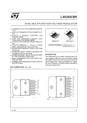 L4936N Datasheet PDF STMicroelectronics
