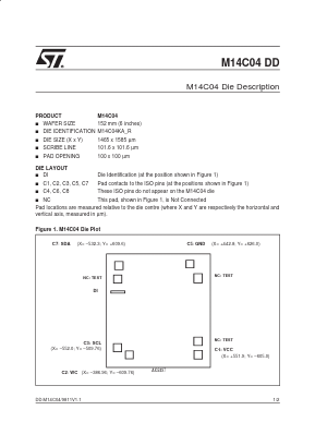 M14C04DD Datasheet PDF STMicroelectronics