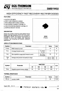 SMBYW02-100 Datasheet PDF STMicroelectronics