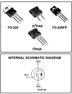 STB5NC50 Datasheet PDF STMicroelectronics