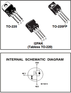 STP3NC90ZFP Datasheet PDF STMicroelectronics