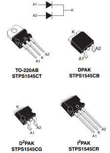 STPS1545C Datasheet PDF STMicroelectronics