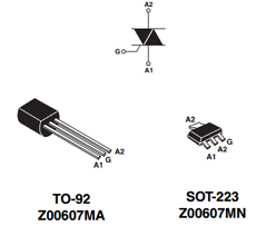 Z00607MA5BL2 Datasheet PDF STMicroelectronics