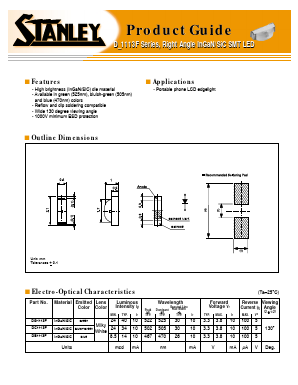 DG1113F Datasheet PDF STANLEY ELECTRIC CO.,LTD.
