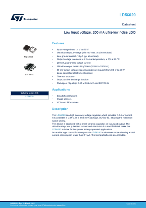 LD56020J330R Datasheet PDF STMicroelectronics