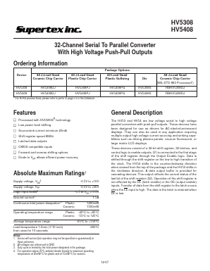 HV5308PG Datasheet PDF Supertex Inc