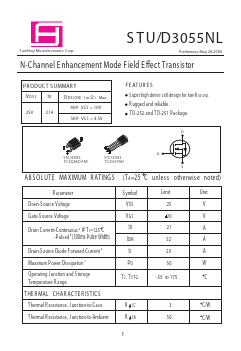 STD3055NL Datasheet PDF Samhop Mircroelectronics