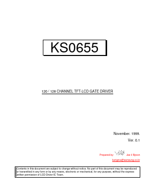 KS0655 Datasheet PDF Samsung