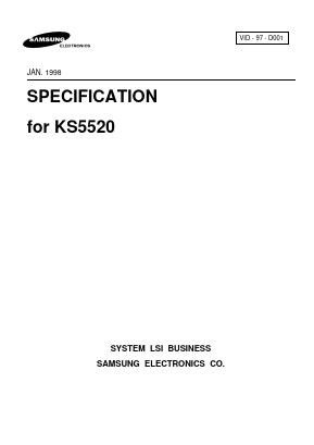 KS555 Datasheet PDF Samsung