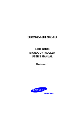 S3C9454B Datasheet PDF Samsung