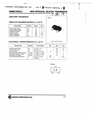 MMBC1623L3 Datasheet PDF Samsung