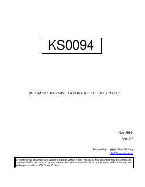 KS0094 Datasheet PDF Samsung