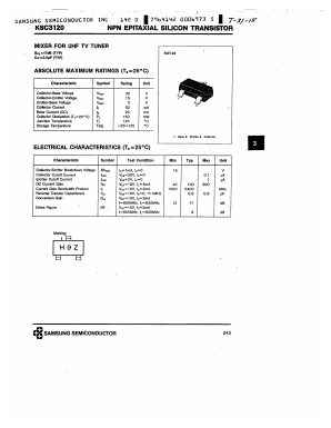 KSC3120 Datasheet PDF Samsung