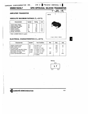 MMBC1623L7 Datasheet PDF Samsung
