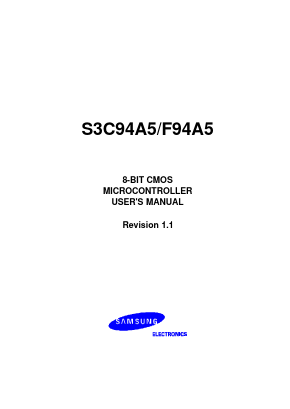 S3F94A5 Datasheet PDF Samsung