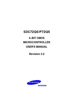 S3P72Q5 Datasheet PDF Samsung