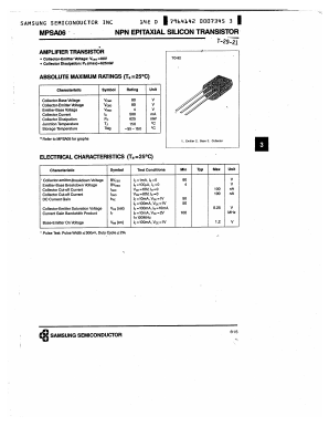 MPSA06 Datasheet PDF Samsung