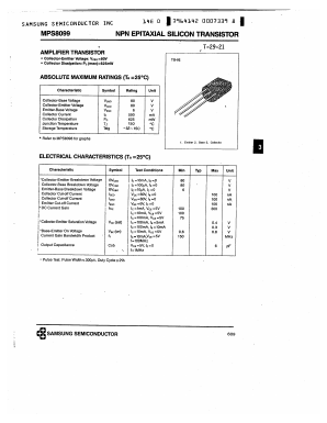 MPS8099 Datasheet PDF Samsung