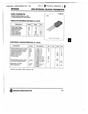 MPS6560 Datasheet PDF Samsung