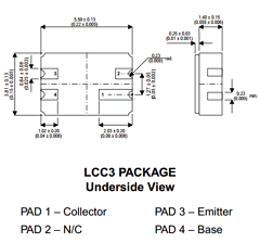 2N4033CSM4 Datasheet PDF Semelab - > TT Electronics plc 