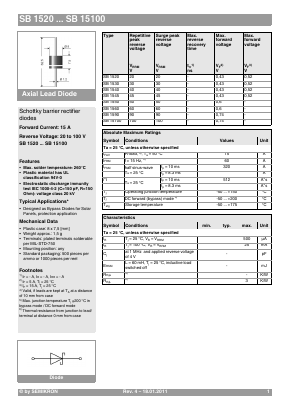 SB15100 Datasheet PDF Semikron