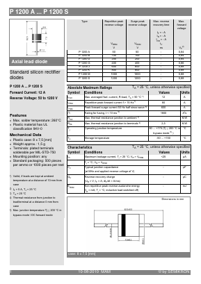 P1200D Datasheet PDF Semikron