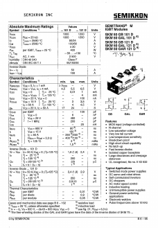 SKM50GB101D Datasheet PDF Semikron