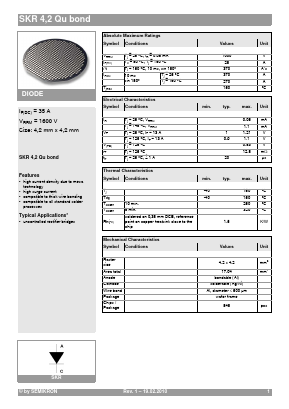 SKR4-2 Datasheet PDF Semikron