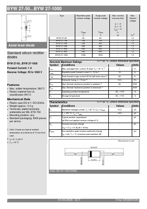 BYW27-100 Datasheet PDF Semikron