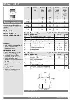 US1G Datasheet PDF Semikron