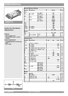 SEMIX302KH16S_10 Datasheet PDF Semikron