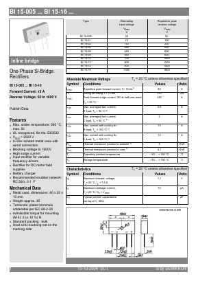 BI15-04 Datasheet PDF Semikron