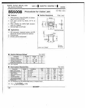 BS500B Datasheet PDF Sharp Electronics