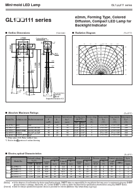 GL1PR111 Datasheet PDF Sharp Electronics