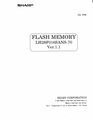 LH28F016SANS Datasheet PDF Sharp Electronics