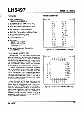 LH5497D-25 Datasheet PDF Sharp Electronics