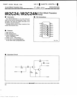 IR2C24N Datasheet PDF Sharp Electronics