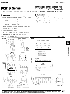 PCB16B Datasheet PDF Sharp Electronics