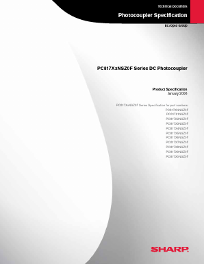 PC817X6NSZ0F Datasheet PDF Sharp Electronics