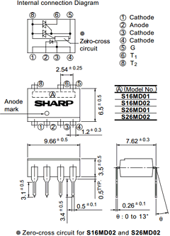 S16MD02 Datasheet PDF Sharp Electronics