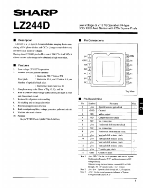 LZ244D Datasheet PDF Sharp Electronics