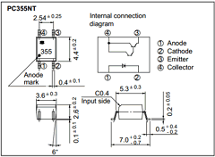 PC355NT Datasheet PDF Sharp Electronics